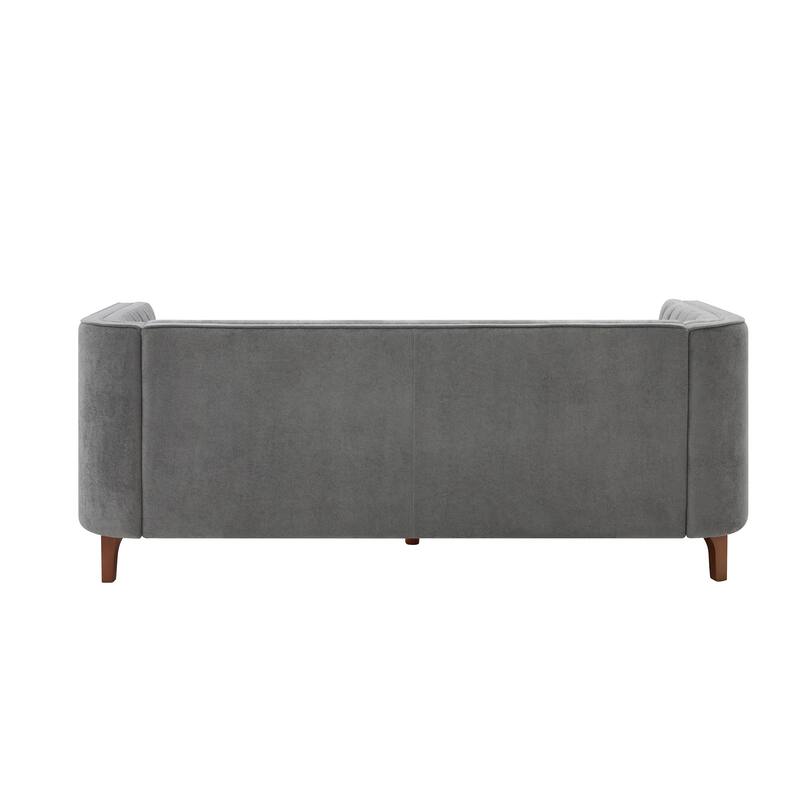 Christopher Knight Home - American Design 76" Upholstered 3-Seater Sofa with Channel Tufted Back