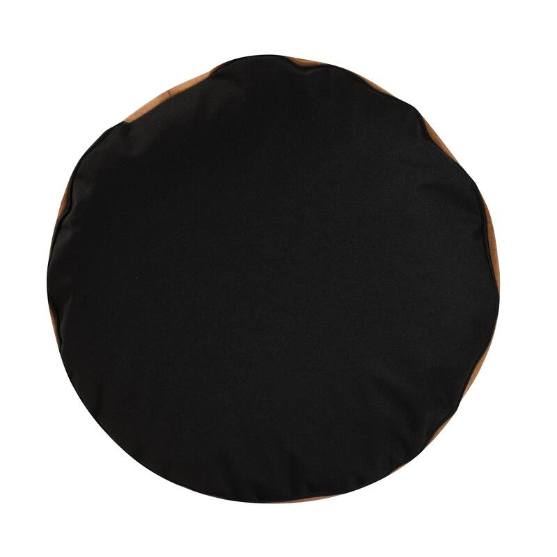 Qiviut Brown Tall Pouf