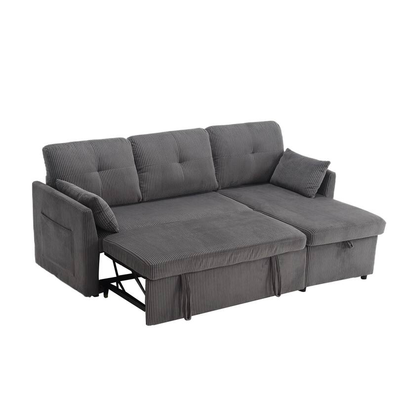 Modular Sectional Sofa L Shaped Modular Couch with Reversible Chaise
