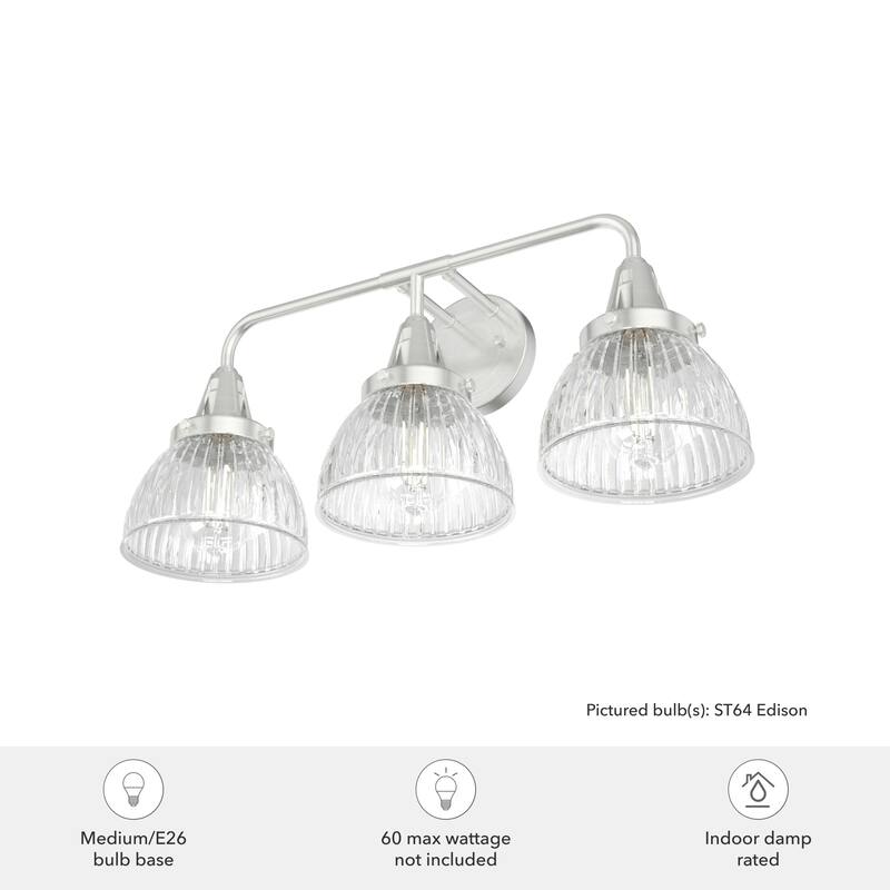 Hunter Cypress Grove 3-Light Vanity Wall Light
