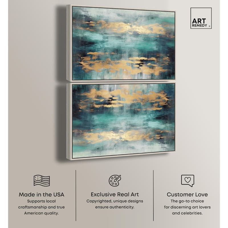 Summer Wine table Canvas by Art Remedy