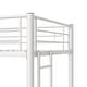 preview thumbnail 65 of 66, VECELO Twin Over Twin Metal Bunk Bed Frame for Kids Teens, Heavy Duty Noise-Free Platform Bed, Storage Space