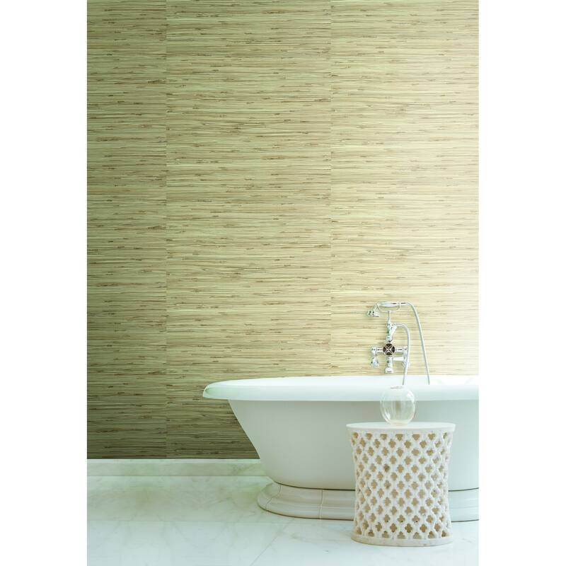 Rosemead River Grass Beiges Wallpaper - Beige/Taupe