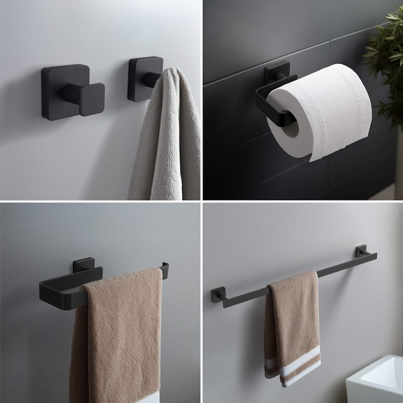Blaze 5 Piece Bathroom Hardware Set