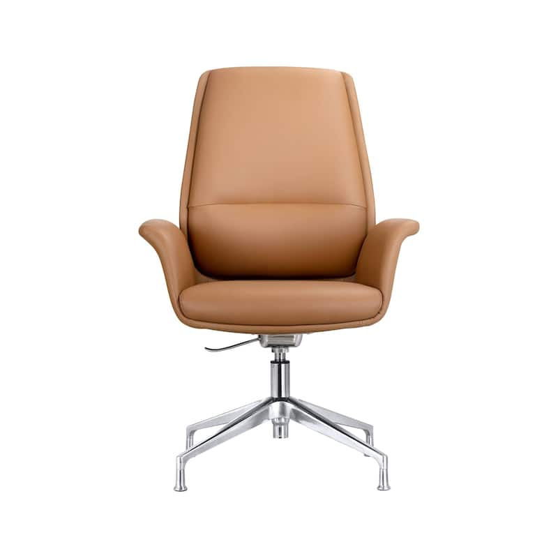 Summit Modern Office Chair with Adjustable Height and Swivel - Acorn Brown