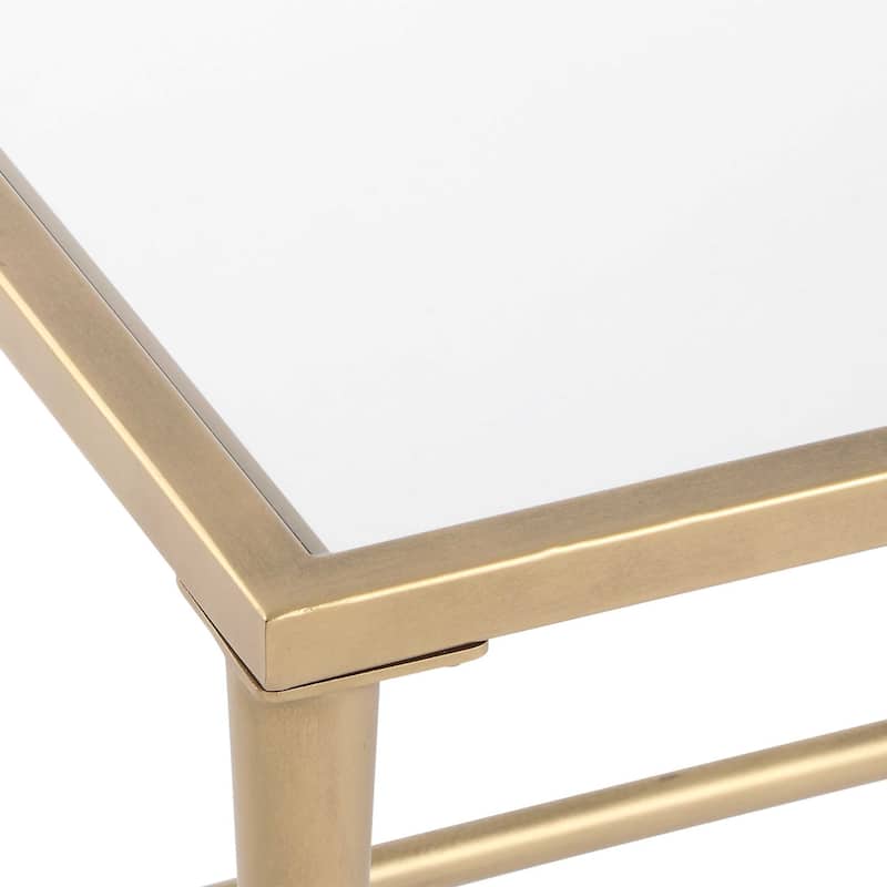 Silver Orchid Iron Gold Coffee Table