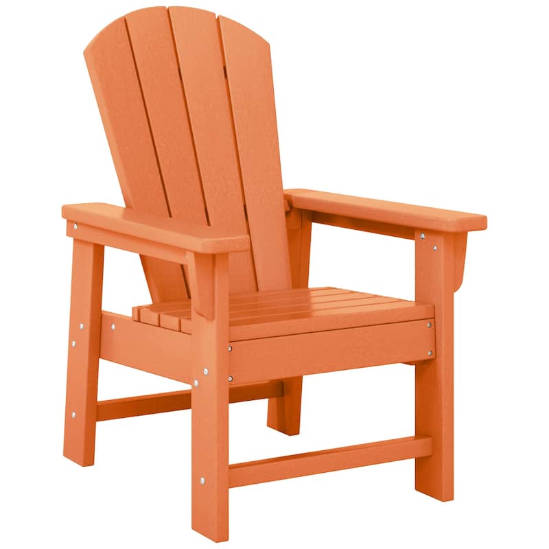 Laguna Kids Outdoor Poly Adirondack Chair - Orange