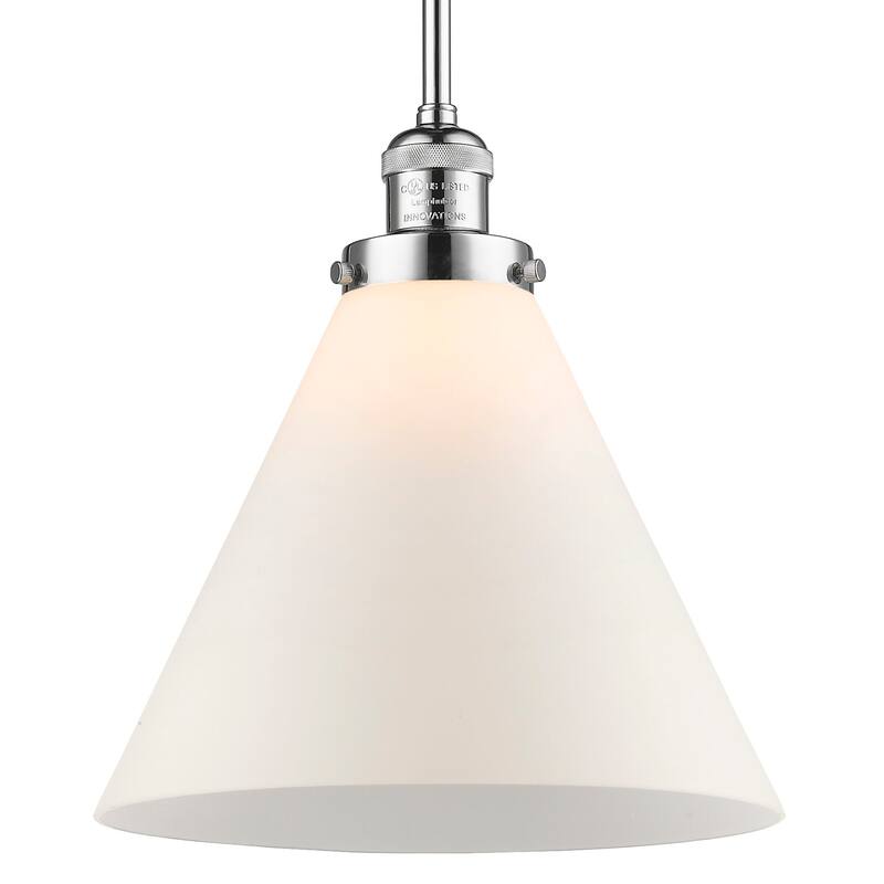 Innovations Lighting Large Cone Single Light 8" Wide Mini Pendant with