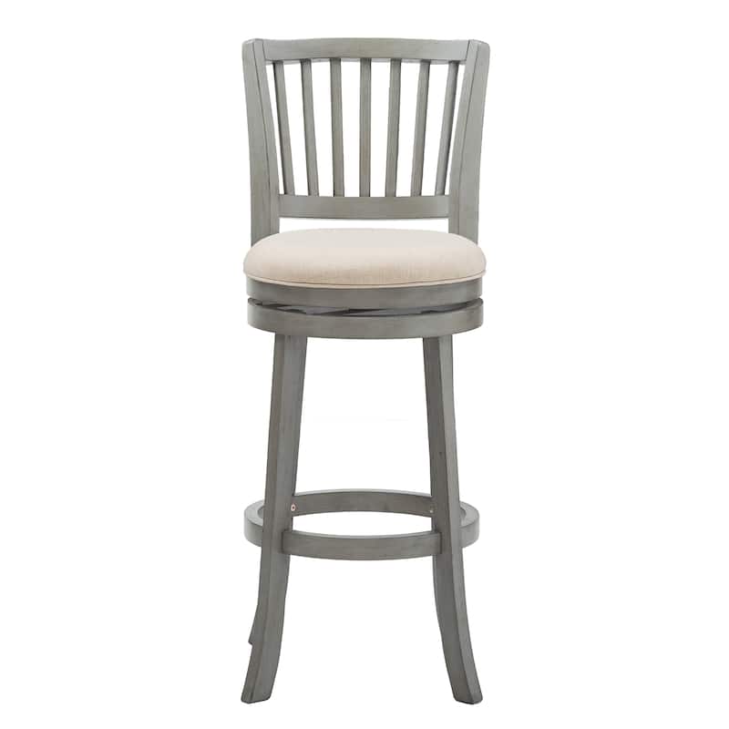 Menas Slat Black Swivel Chair by iNSPIRE Q Classic