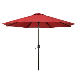 Holme 9-foot Steel Market Patio Umbrella with Tilt-and-Crank