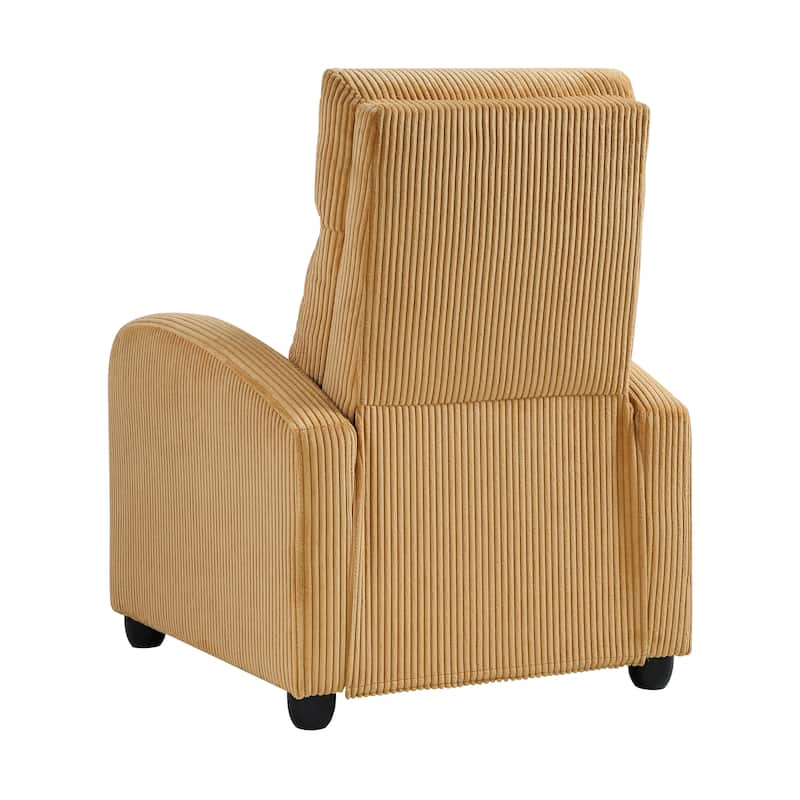 Covelo Corduroy Push Back Reclining Chair