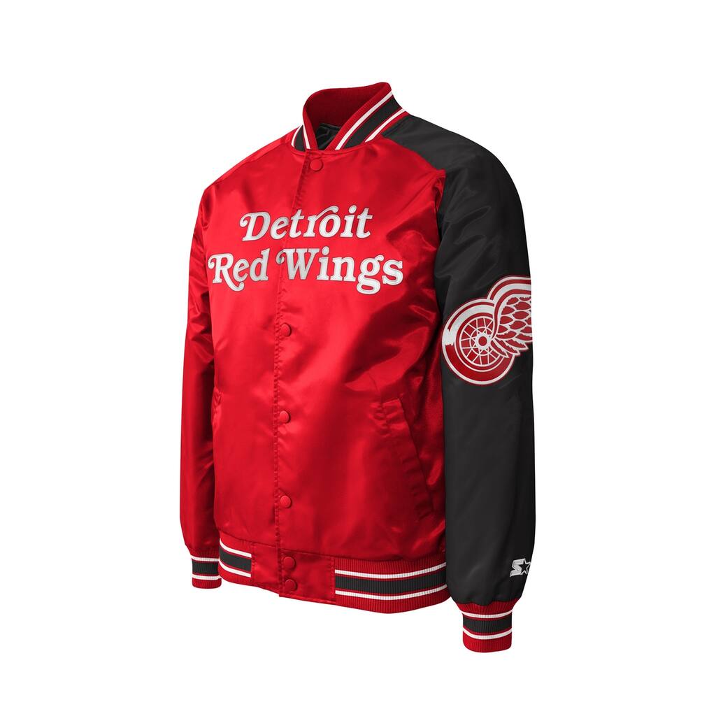 Starter Mens Detroit Red Wings Varsity Jacket
