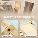 preview thumbnail 9 of 7, Wooden 4 in 1 Indoor Playground with Ramp & Seesaw, Climbing Toys for Toddlers聽