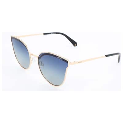 Polaroid Woman 58mm Gold Blue Sunglasses PLD4056-S-LKS-58