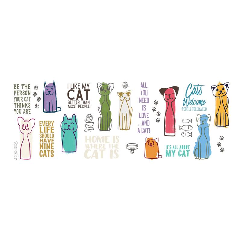 Tervis Cat Sayings Made in USA Double Walled Insulated Travel Tumbler, Classic - 16oz Mug