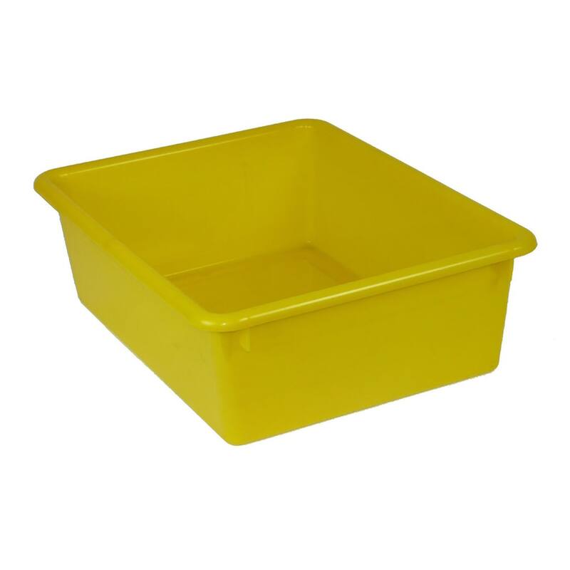 Romanoff Double Stowaway Tray Only, Yellow, Pack of 3