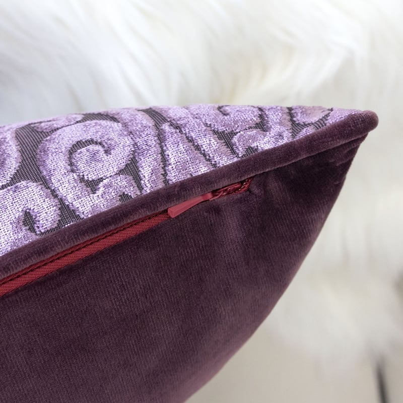 Homey Cozy Cut Velvet Throw Pillow Cover & Insert