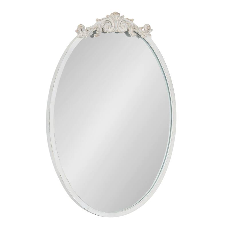 Kate and Laurel Arendahl Glam Ornate Mirror - 18x24 - White