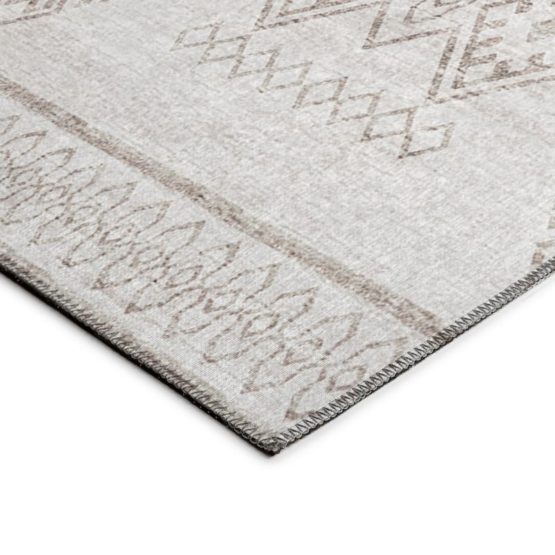 Indoor/ Outdoor Yuma Boho Washable Rug