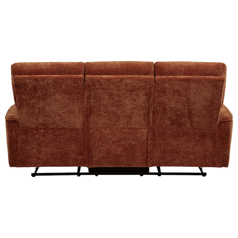 Navarro Chenille Upholstered Reclining Sofa - 79.25" x 37.75" x 40.25"