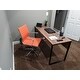 Carbon Loft Jannah Rustic Brown Embossed Writing Desk