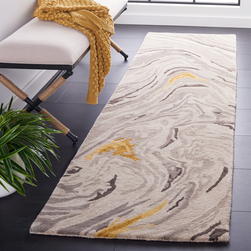SAFAVIEH Handmade Soho Brittanie Modern Wool Rug