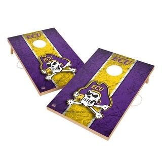 Vintage East Carolina University ECU Pirates Regulation 2x4 Cornhole Set
