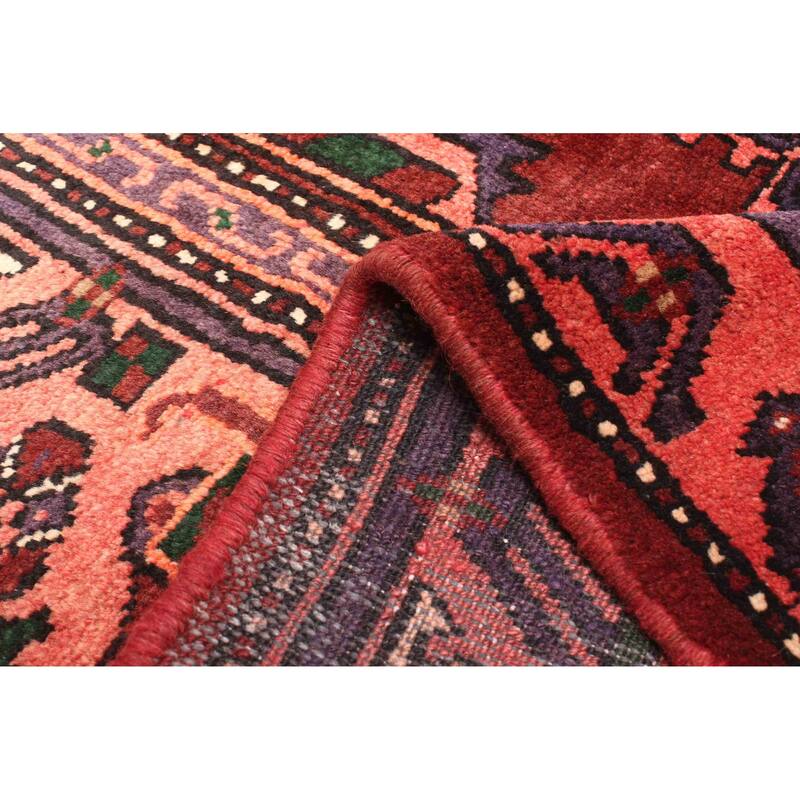 ECARPETGALLERY Hand-knotted Konya Anatolian Dark Red Wool Rug - 4'9 x 8'4