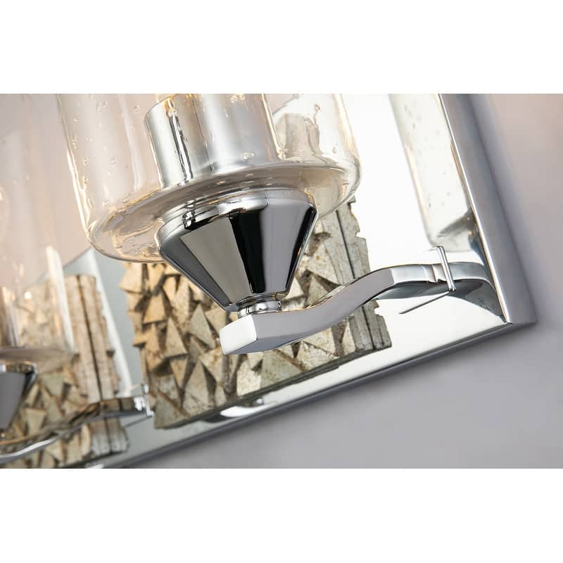 3 Light Silver Bath Bar in Chrome