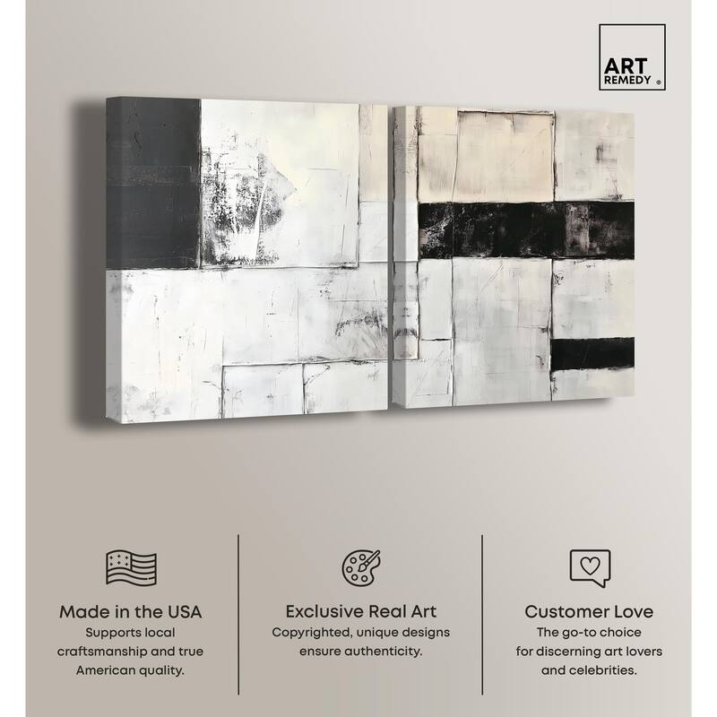 Midnight Canvas Set of 2 by Art Remedy, Gallery Wrapped