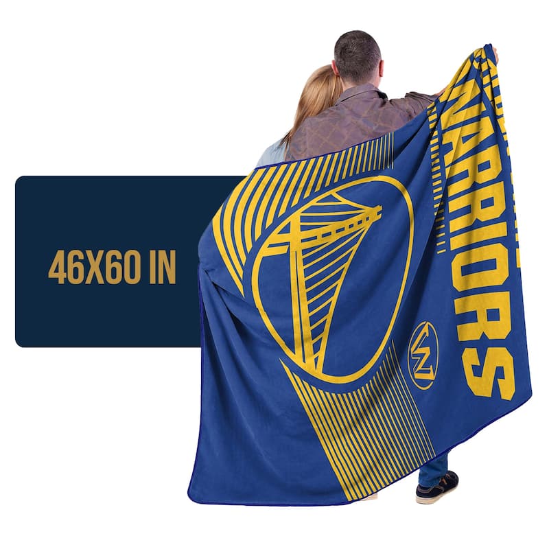NBA Golden State Warriors 60" x 80" Raschel Throw Blanket