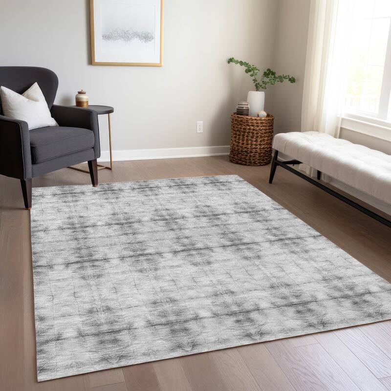 Machine Washable Indoor/ Outdoor Chantille Boho Ombre Rug
