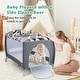 preview thumbnail 37 of 38, Babyjoy 3 in 1 Baby Playard Portable Infant Nursery Center w/ Zippered - See Details