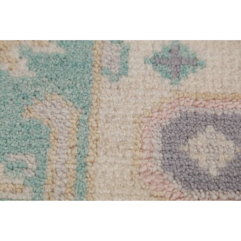 Oushak Oriental Runner Rug Handmade Wool Carpet - 2'7" x 7'10"