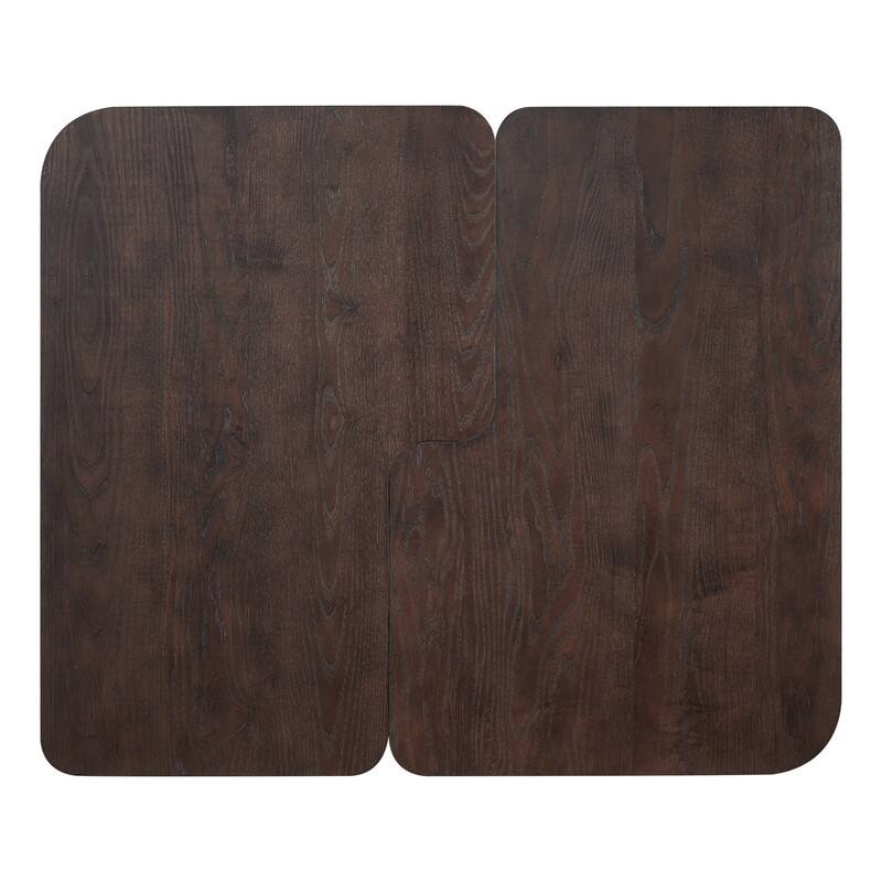 Modern Minimalist Rectangle Coffee Table with Splicing Design, Multifunctional Combination Table for Living Room