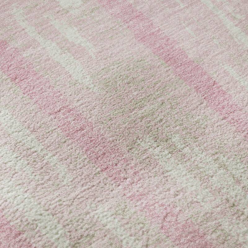 Premium Washable Super Soft Stripe Abrash Mayfield Rug