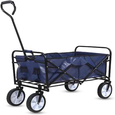 Rolling Collapsible Garden Cart Camping Wagon
