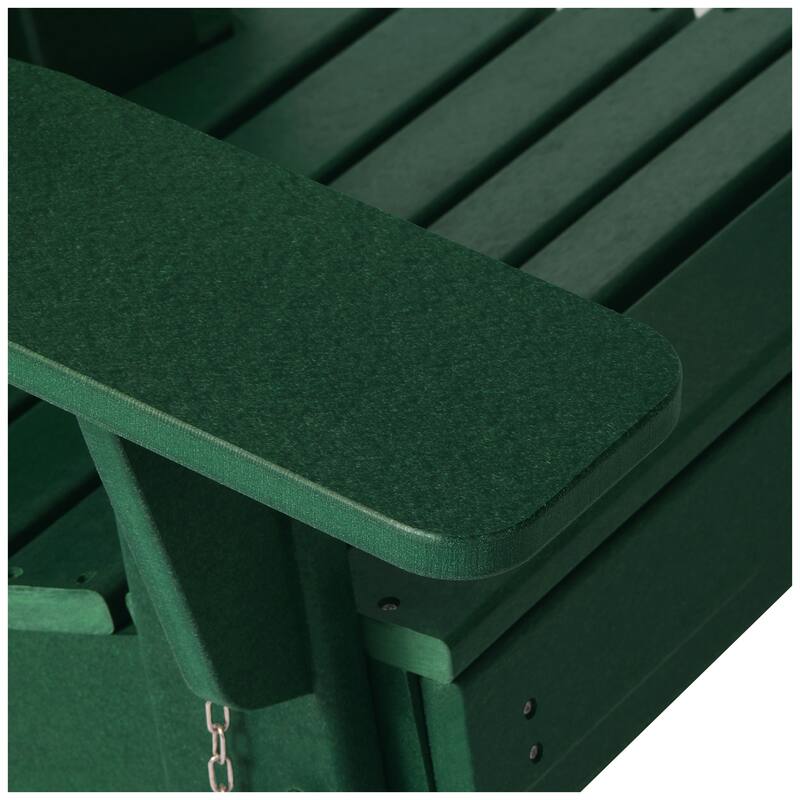 Laguna Outdoor Folding Adjustable Adirondack Chair with Hideaway Ottoman & Round Side Table