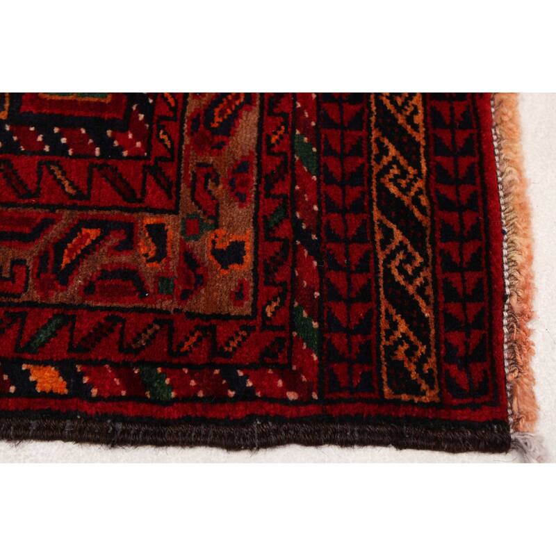 ECARPETGALLERY Hand-knotted Teimani Burnt Orange Wool Rug - 2'11 x 5'8