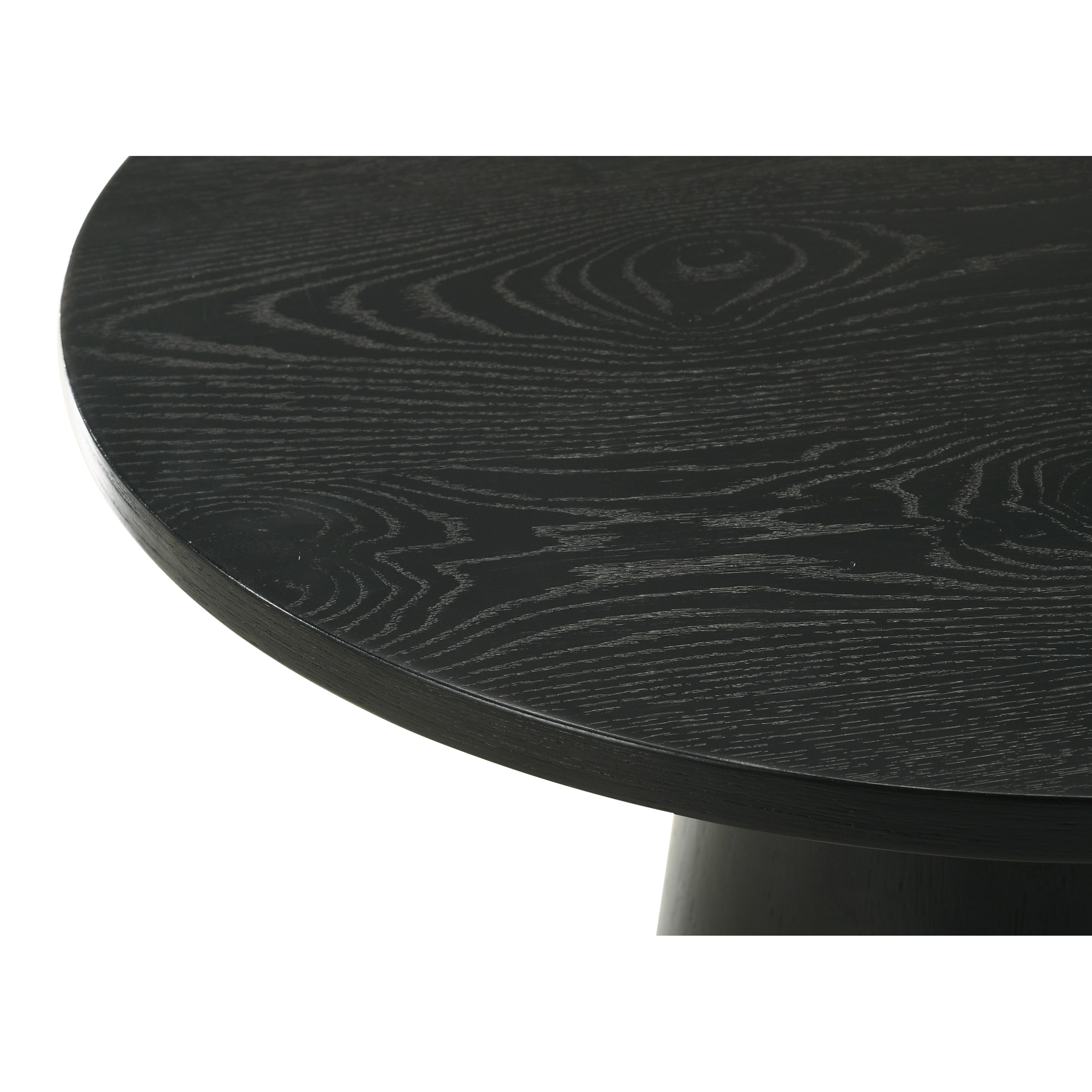 Round Console Table With Pedestal Base For Modern Living Room And Entryway
