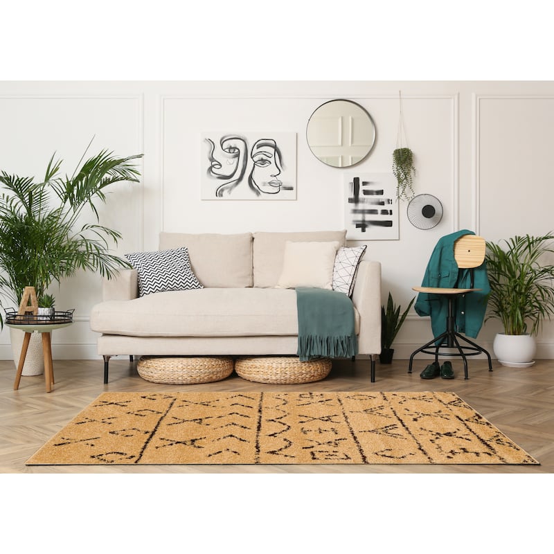 Linon Moroccan Atlas Shag Rug