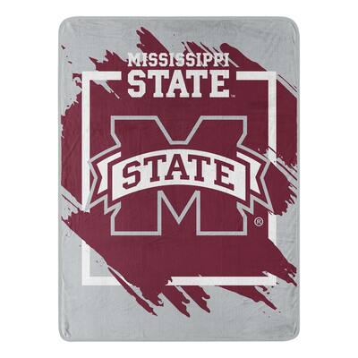 NCAA Mississippi State Bulldogs Dimensional Micro Raschel Throw Blanket