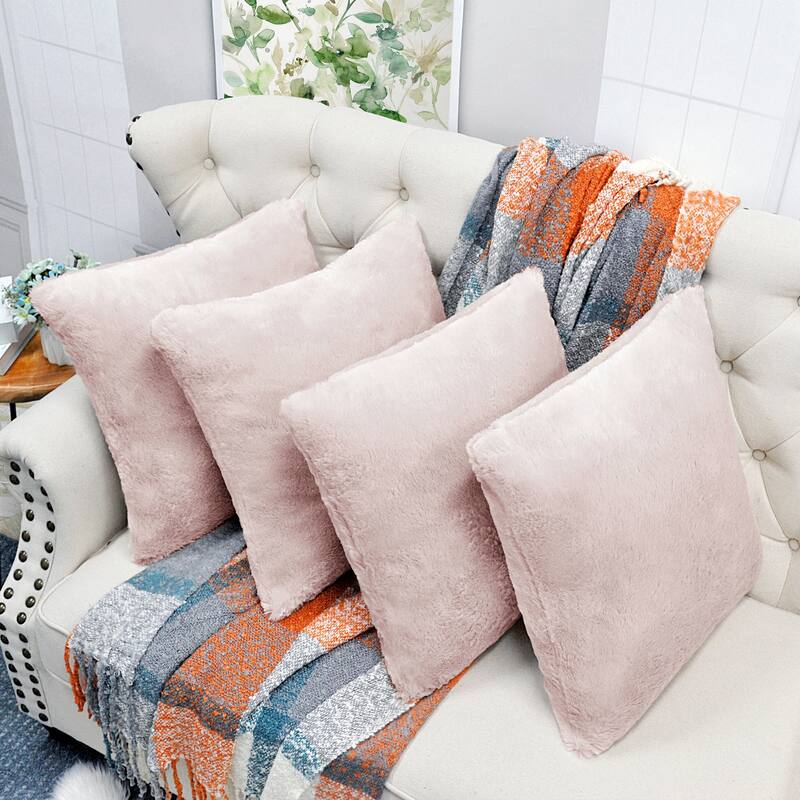 Fauxfur Pillow Shell Set 20'X20"