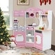 preview thumbnail 6 of 28, Honeyjoy Corner Kitchen Playset with Coffee Machine Oven Microwave - See Details