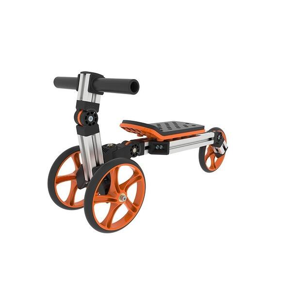 slide 2 of 7, Kids Constructible Kit, 20 In 1 Balance Bike No Pedals Toys, Engineering Building Kit, Sit/Stand Scooter S-Kit Silver