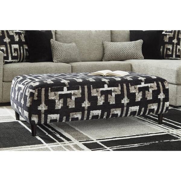 slide 1 of 6, Ravenstone Oversized Accent Ottoman