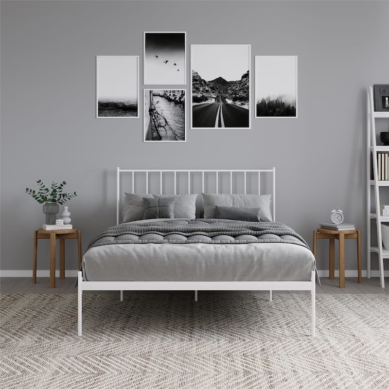 RealRooms Ares Adjustable Height Metal Bed Frame