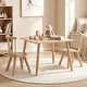 preview thumbnail 4 of 18, Gymax 3PCS Toddler Furniture w/Pine Wood Frame Curved Backrest Round