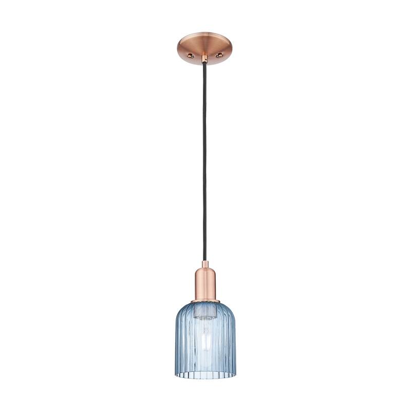 Innovations Lighting Downtown Urban - Bridal Veil - 1 Light 5" Cord Hung Mini Pendant