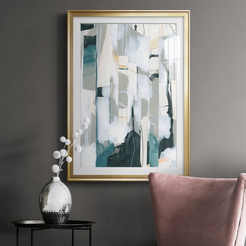 Sea Cavern Strata I Premium Framed Print - Ready to Hang